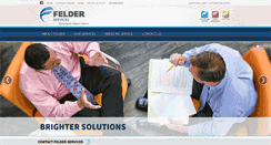 Desktop Screenshot of felderservices.com