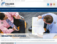 Tablet Screenshot of felderservices.com